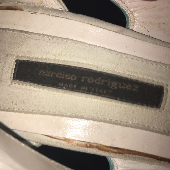 Narciso Rodriguez suede and leather heels, sz 38 - Picture 6 of 6